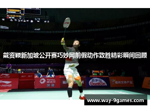 戴资颖新加坡公开赛巧妙网前假动作致胜精彩瞬间回顾 戴资颖新加坡公开赛巧妙网前假动作致胜精彩瞬间回顾